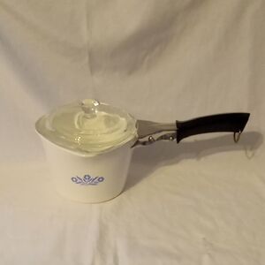 Vinyage Coring Ware Sauce Maker Pot With Lid & Handle